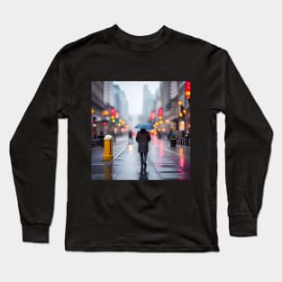 Raining Street Long Sleeve T-Shirt